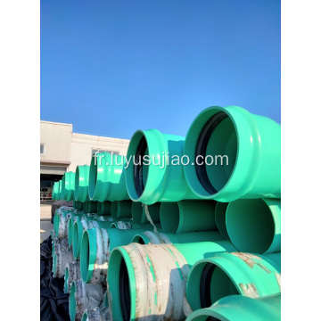 Tuyau PVC-UH fabriqué à partir de matière plastique durable